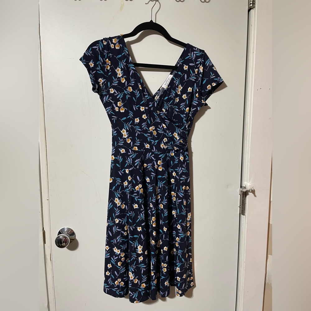 Kaileigh Navy Floral Mini Dress